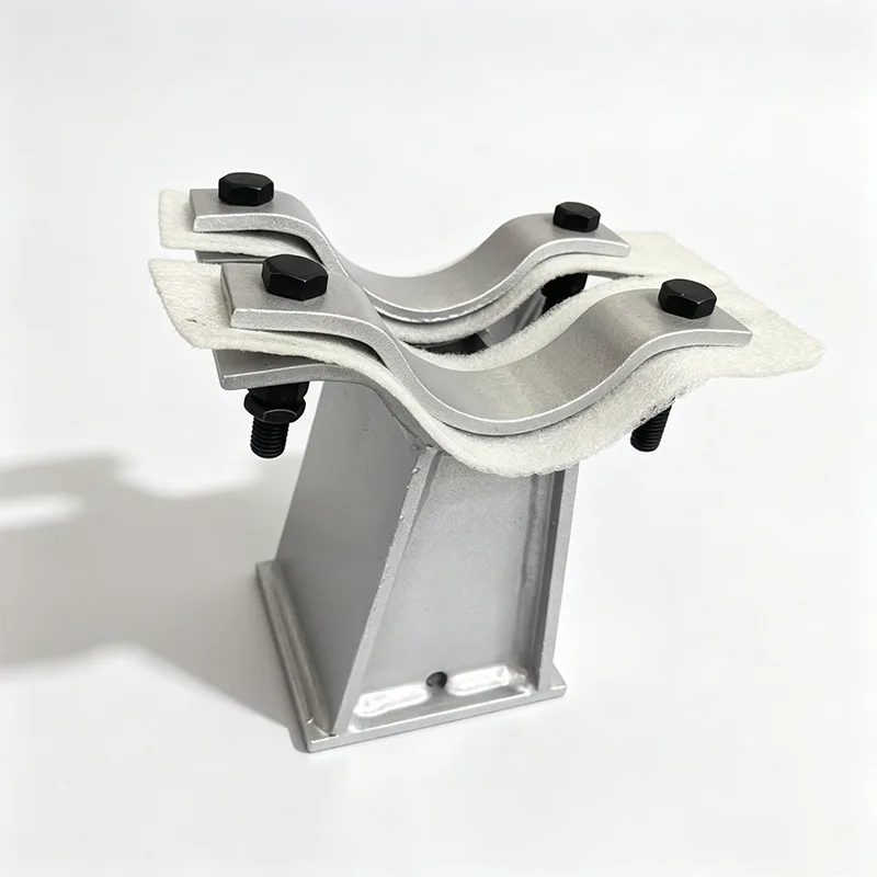 Galvanized Dual Pipe Support for Steel Beams